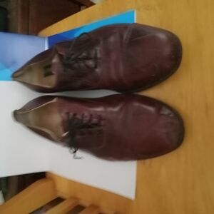 Brown Leather Oxford Dress Shoes